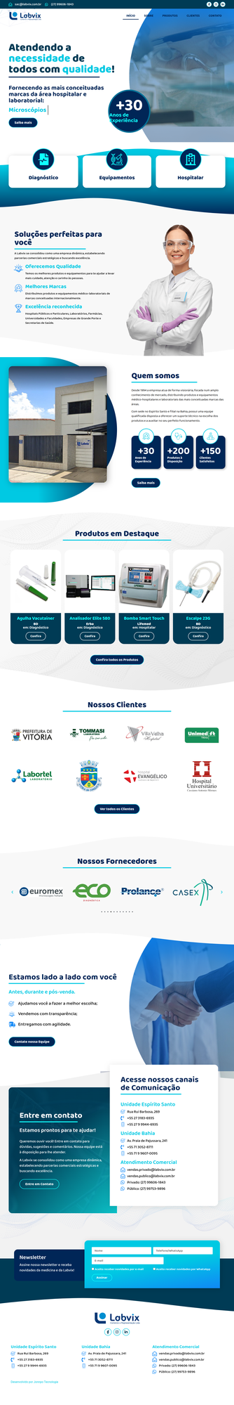Home do site da LabVix