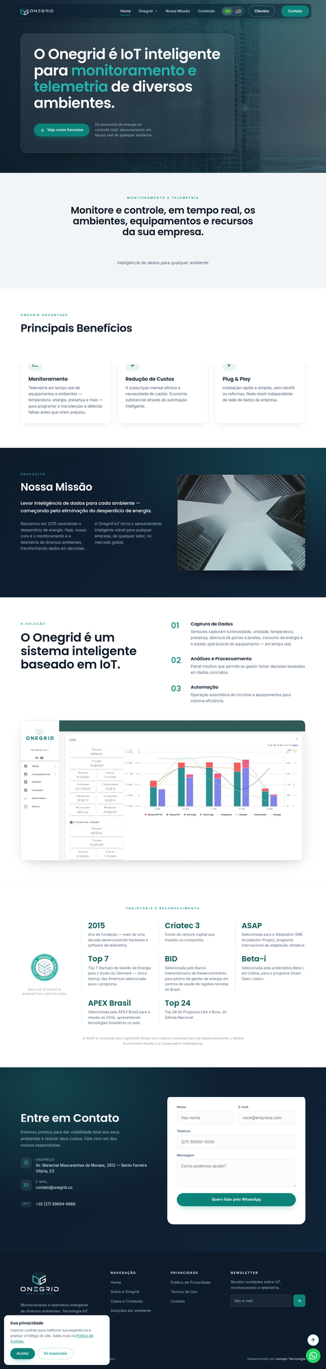 Home do site da OneGrid